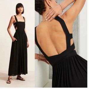 MATTEAU SILK WRAP CUTOUT BANDAGE MIDI DRESS SIZE US 2  NEW ITH TAGS